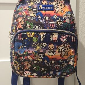 Tokidoki Multicolor Character Print Kawaii Backpack